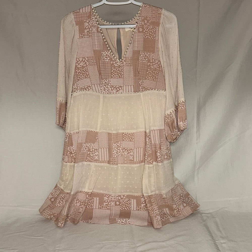 Light pink boutiques dress